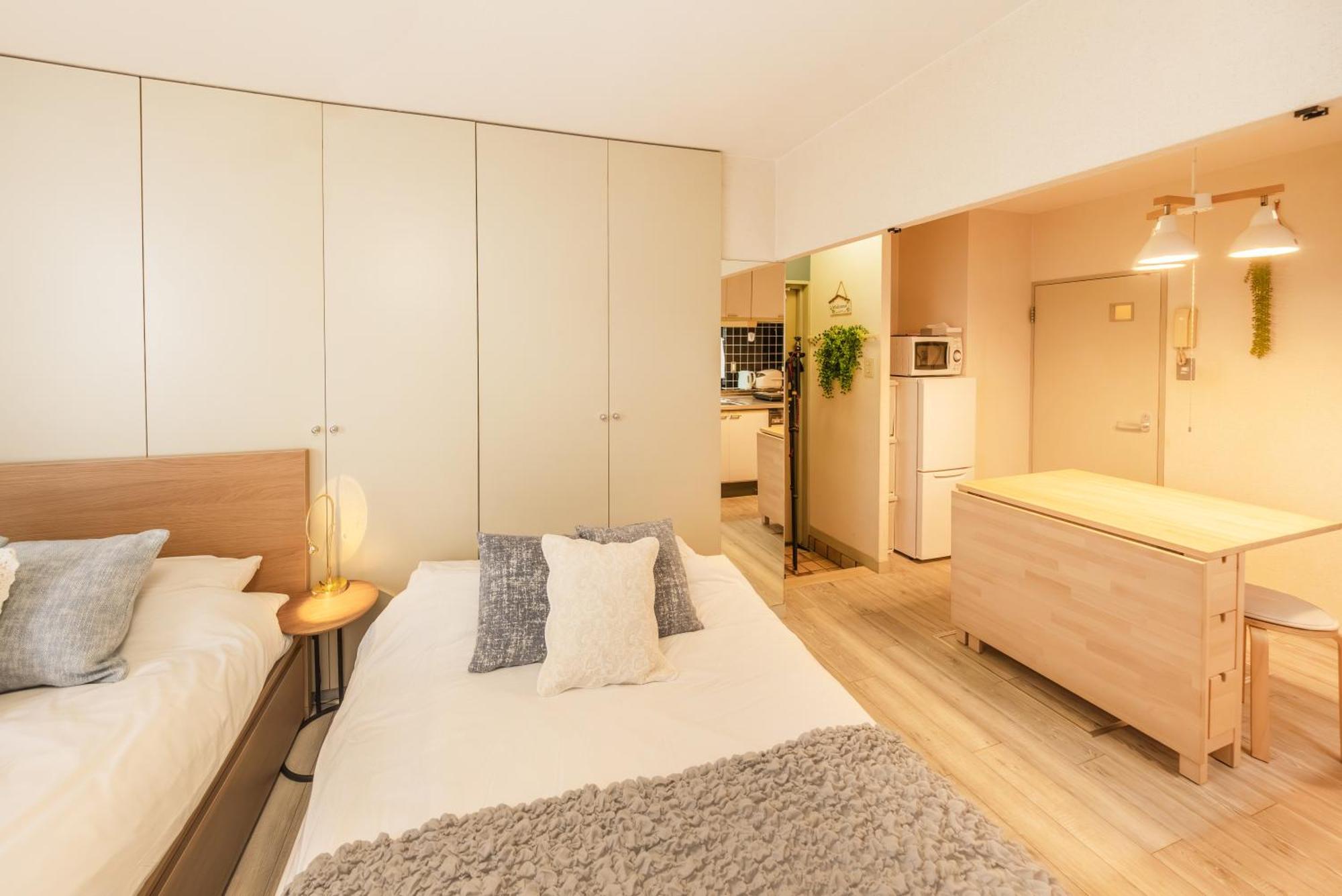 駅から徒歩3分新宿区 最大4名 無料wifi 32平米で広いお部屋 Appartement Tokio